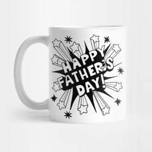 Happy Fathers Day greeting. Mug